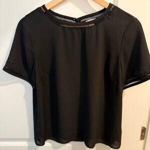 J.Crew Elegant Black Blouse